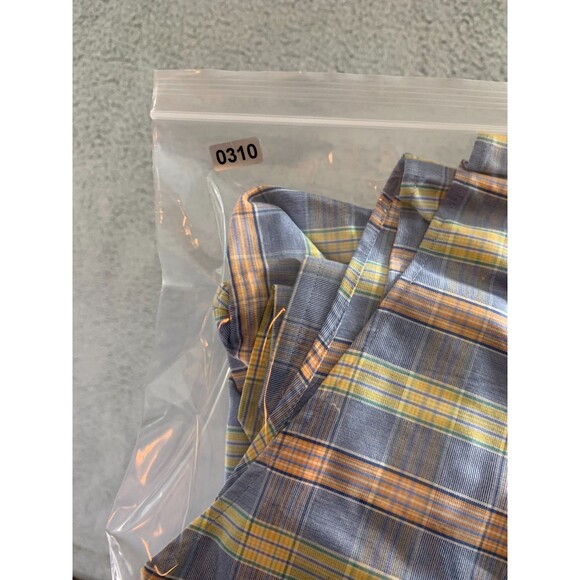 Land's End 18.5-34 No Iron Long Sleeve Button Up Shirt Vibrant Pastel Easter - Picture 10 of 10
